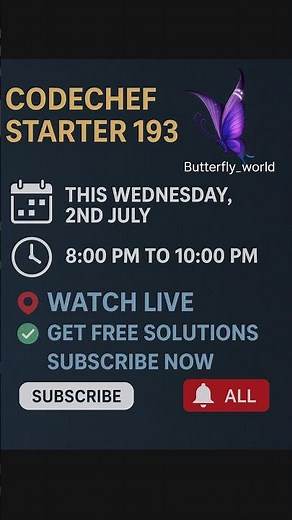 CodeChef Starters 193| Contest 193| Solutions