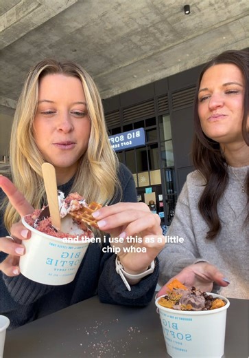 a sweet treat I could eat every single day!! 🍨🍓🍫 love u big softie | sweet treat