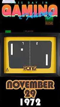 This Day in Gaming History | 🕹️ Pong (1972) — When Video Games Began