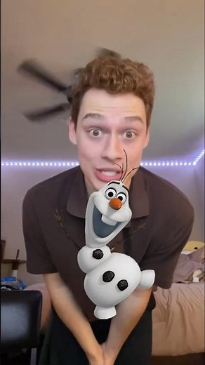 This is my audition for Olaf live action Frozen Movie 2024 🩷😂 #olaf #frozen #twins #comedy