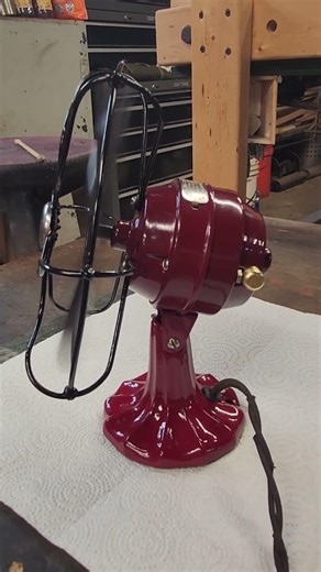 100 year old antique fan restored