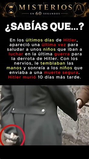 La última aparición de Hitler #historia #ww2