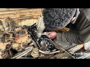 Threading Toyota engine head
