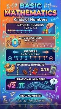 Kinds of Numbers Explained Easily | Basic Mathematics #1 | Number System
