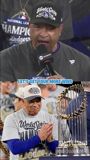 Dave Roberts kept his word after the NLCS 🗣️