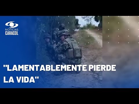 Dramáticos videos de combates entre disidencias de las FARC y Ejército que dejaron una niña muerta