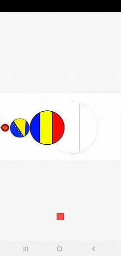 country balls size comparison