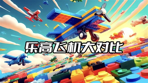 乐高最大与最小飞机MOC对比展示