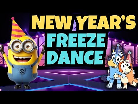 New Years Freeze Dance | Brain Break | Danny Go Noodle