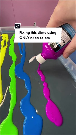 Fixing Grey Slime with Vibrant Neon Colors