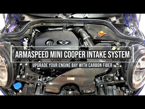 Easily install a carbon fiber intake in your Mini Cooper - Armaspeed CF intake DIY