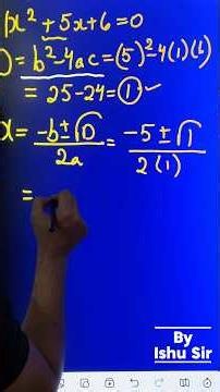 Class-10 Quadratic Equation formula #maths #class9 #mathshorts #mathematicclass10