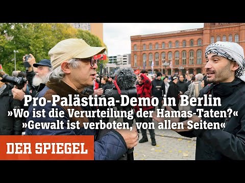 Pro-Palästina-Demo in Berlin: Tausende demonstrieren für Gaza | DER SPIEGEL