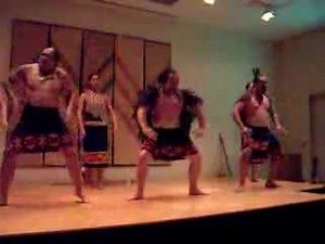 Maori Haka at the Auckland Museum