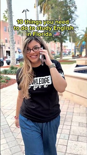 10 steps to study english in Florida 🇺🇸