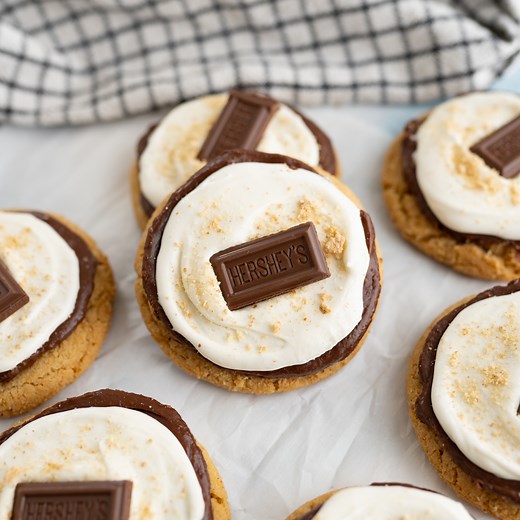 Frosted S'mores Cookies (Cookie of the Month Club) - Cooking With Karli
