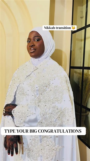 Nikkah Ready: Muslim Bride's Congratulatory Transition