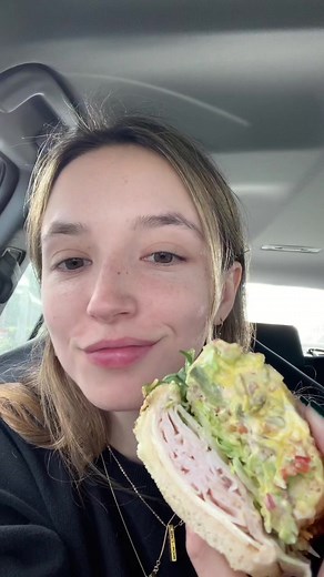 Delicious Mukbang ASMR Eating Sandwich with Crunchy Sauce