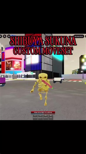Sukuna Moveset Showcase in Roblox