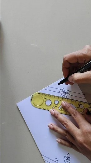 Flower 🌺 border design/easy border design/project work designs/border design for projects/Border