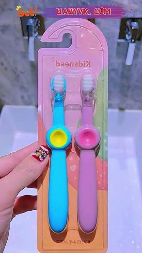 Baby Soft Bristle Toothbrush: Safe, Soft & Baby-Friendly Design #CuteBaby #BabyCare