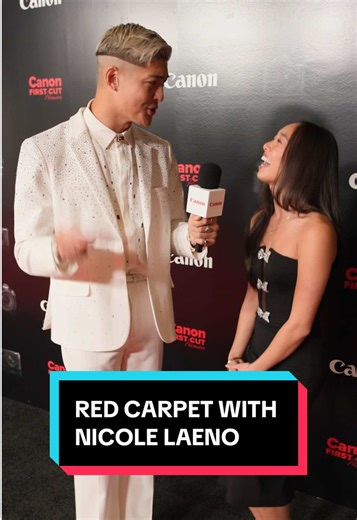 Red carpet ready with Canon Creator @nicole 𐙚 🤩📸❤️ Host: @Teejay Hughes