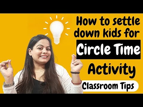 Tips for a successful circle time in your class for Preschool Teacher's ||How to conduct circle time