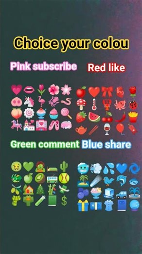 choose your colou 😚🥰🥰