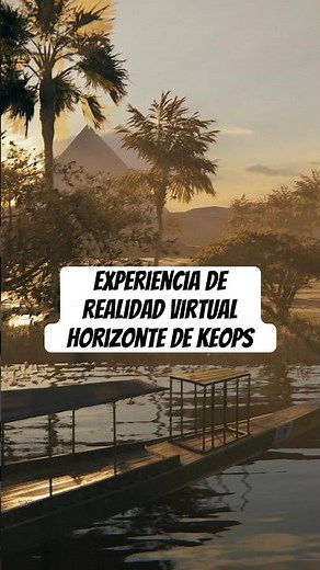 Virtual reality experience to visit the pyramids of Egypt