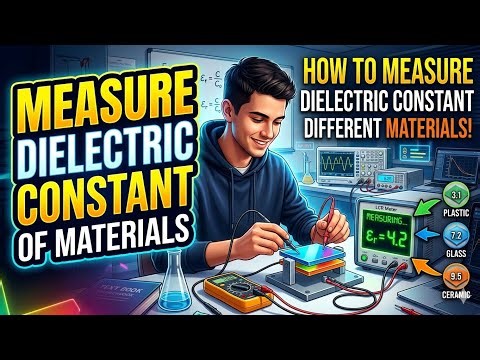 How to Measure Dielectric Constant using Capacitors