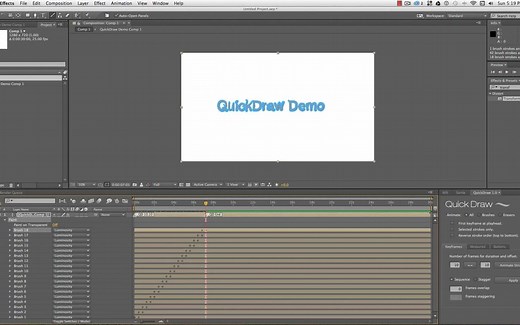 AE【文字书写脚本教程】