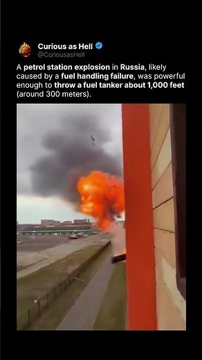 Explosion Throws Fuel Tanker 1,000 Feet 💥