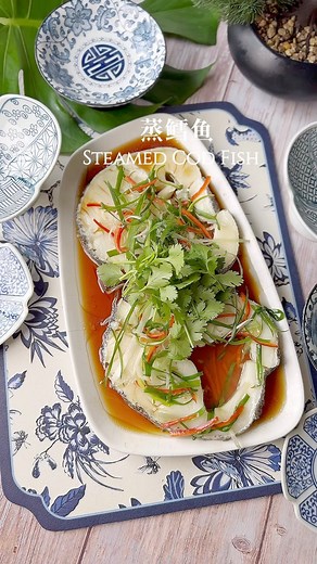 41K views · 259 reactions | Steamed Cod Fish | 蒸鳕鱼 Steamed cod fish...