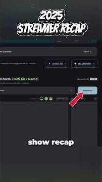 How to get your 2025 Streamer Recap 🙌 #fyp #StreamingAnalytics #recap