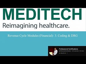 | MEDITECH | Coding & DRG |