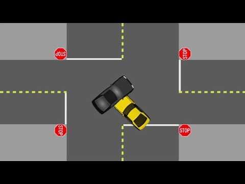 The Human Process at a 4-Way Stop