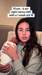 Night 1 with a breastfed 1 week old peanut 💙 #newborn #baby #breastfeed #nightnanny #1weekoldbaby #babysleep | Labor & Delivery