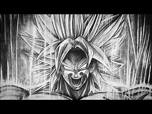 How To Draw Legendary Super Saiyan Broly From Dragon Ball Super Broly Movie Step By Step