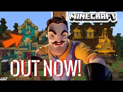 Hello Neighbor Alpha 2 Reborn OUT NOW! (Minecraft Map)