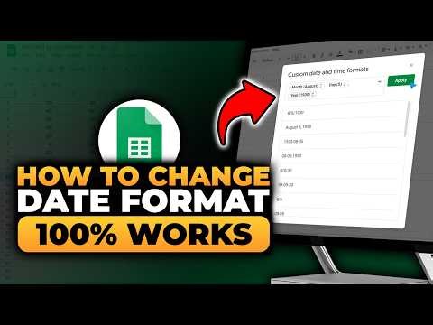 Change Date Format in Google Sheets (FAST & EASY) | 100% WORKS | Google Sheets Date Format Change