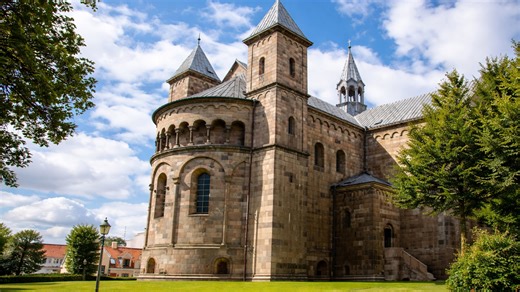 Beautiful old church in Viborg’s center Denmark