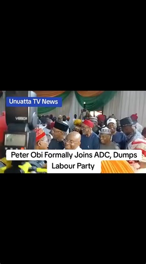 Peter Obi Joins ADC, Leaves Labour Party