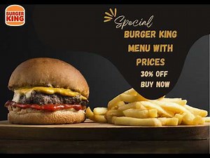 Burger King Menu With Prices 2026 🇺🇸 | Full Menu, Deals & Best Value Meals!