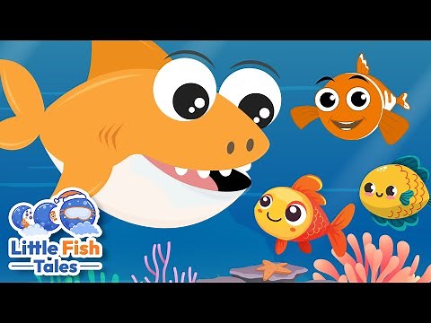 10 Little Fishies + Little Fish | Little Fish Tales | #fish