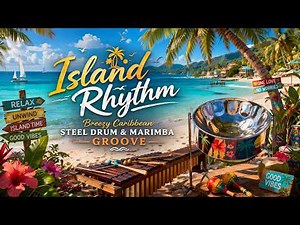 Island Rhythm | Breezy Caribbean Steel Drum & Marimba Groove (Tropical Chill Vibes)