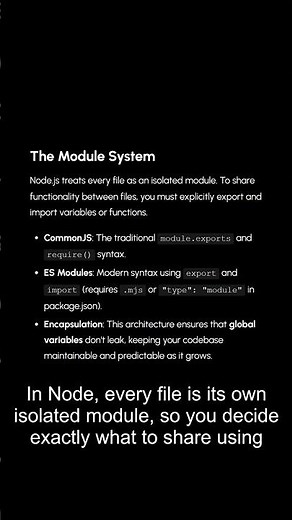 Node.js Fundamentals: Build Scalable Backends with JavaScript