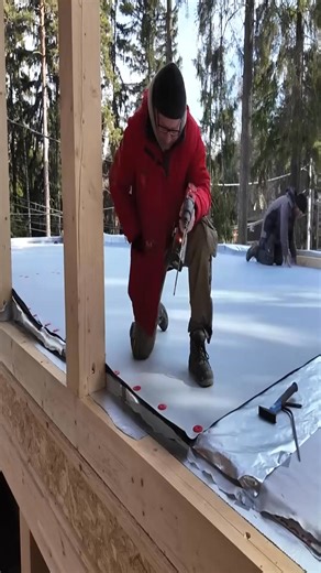 181K views · 615 reactions | Perfect waterproofing sheet laying skill tips | Handmade construction | Facebook