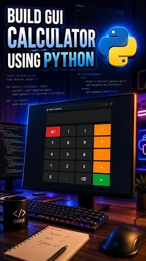 Calculator | How to Make a Calculator in Python (Python Calculator Tutorial) #PythonCalculator
