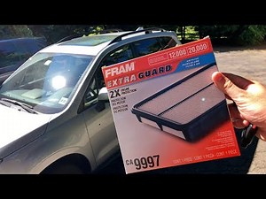 Comment remplacer le filtre à air dans la Subaru Forester ?