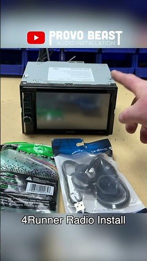 Toyota 4Runner Radio Install | #shorts #provobeast #kenwood